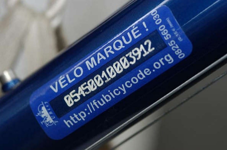 marquage bicycode