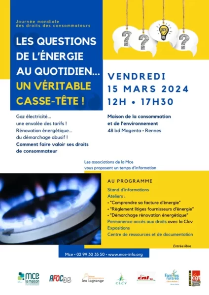journée mondiale des consommateurs énergie