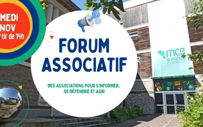 Forum des associations de la MCE le samedi 29 novembre 2025