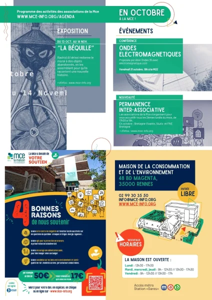 programme des associations mce octobre