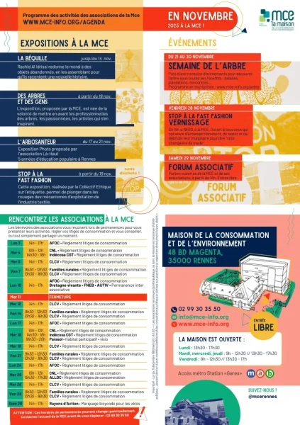 2025 10 programme novembre