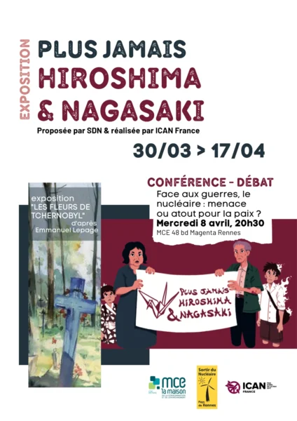 Affiche Plus jamais Hiroshima Nagasaki